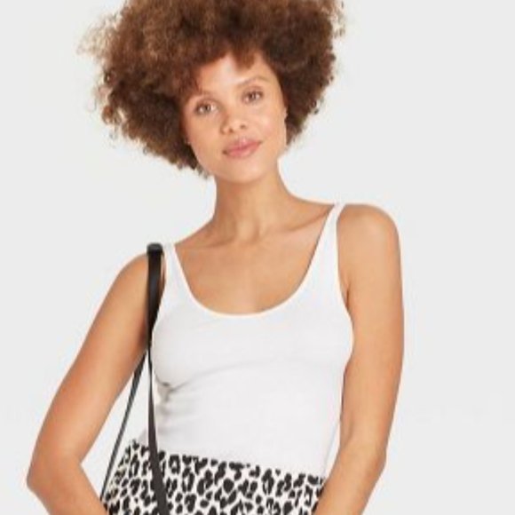 Slim Fit Tank Top White Size Large  A New Day Brand New With Tag BOGO SALE - Picture 4 of 4